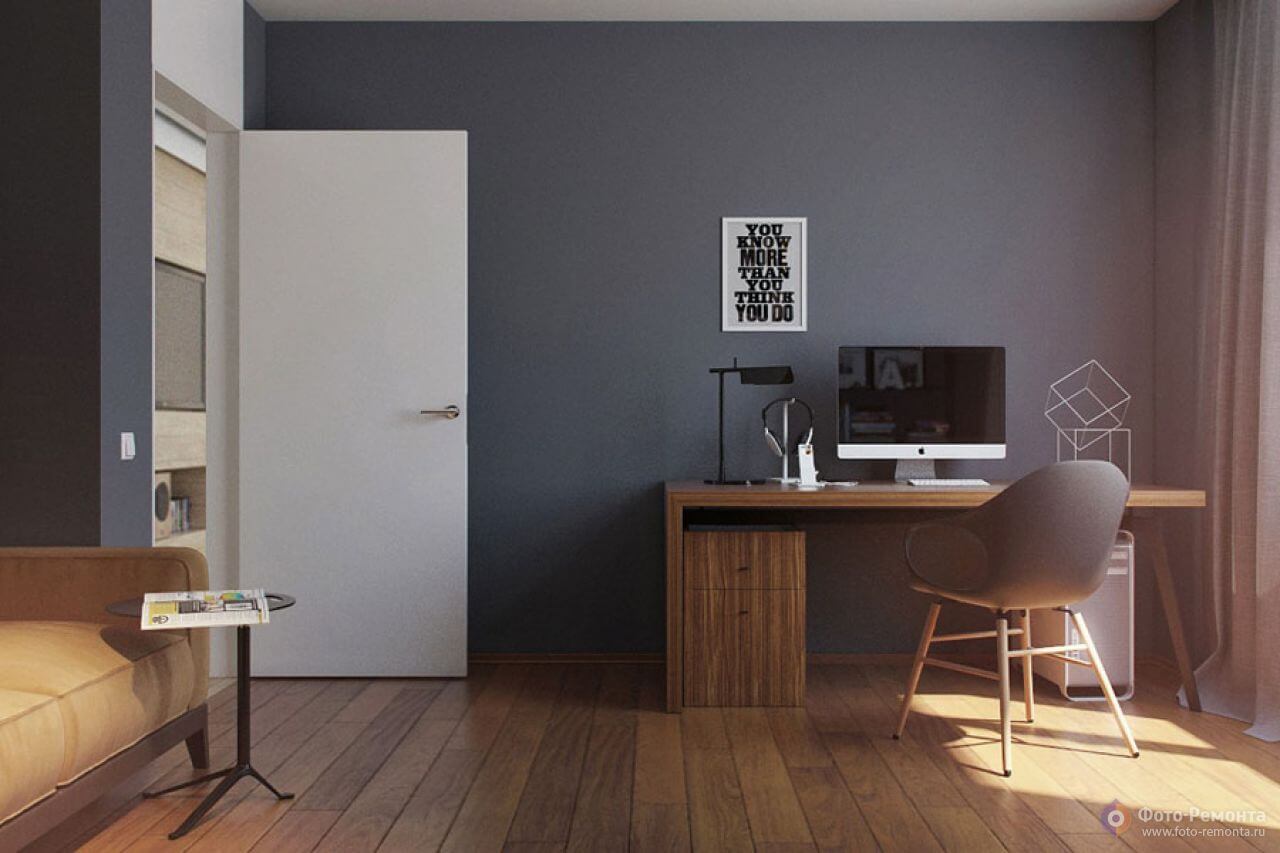 Стиль минимализм в дизайне кабинета